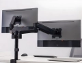 Podwójne ramie montażowe do monitorów, uchwyt sprężynowy, HDWR SolidHand-AS02